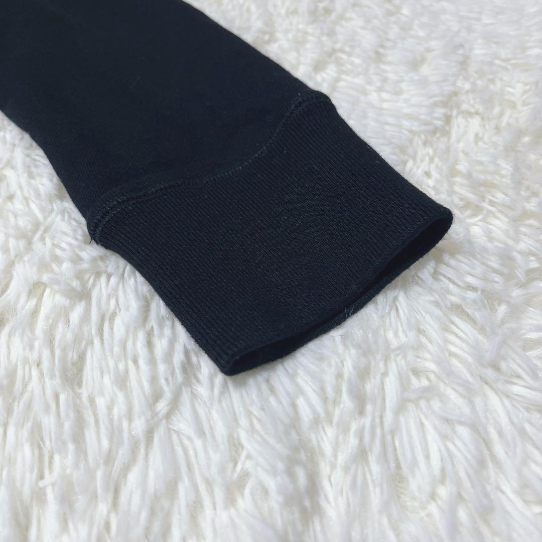 TFW49 トレーナー スウェット プリント サークルロゴ ジップポケット 黒