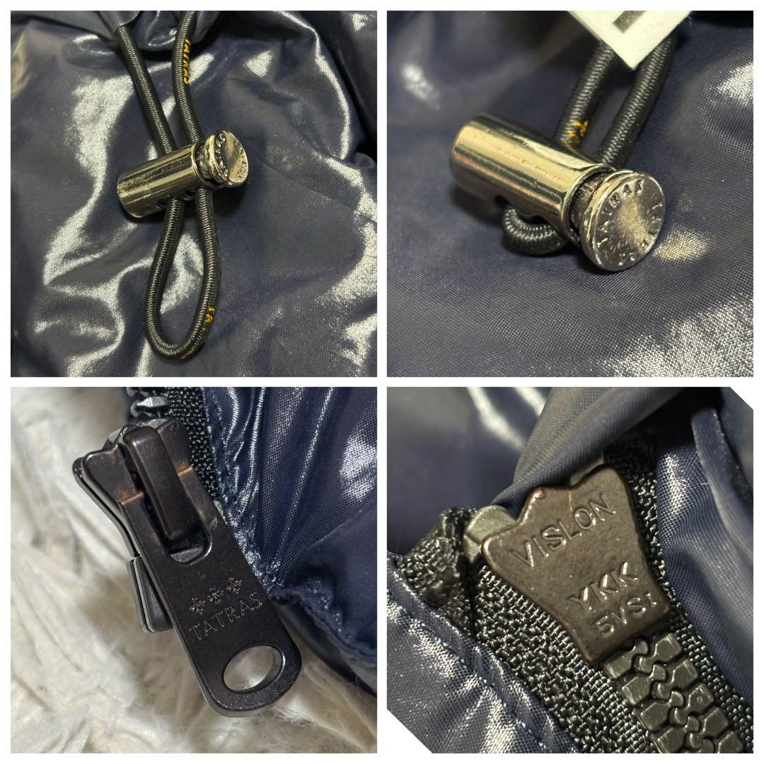 TATRAS KRAZ ダウンジャケット 2way ネイビー系 光沢感 01