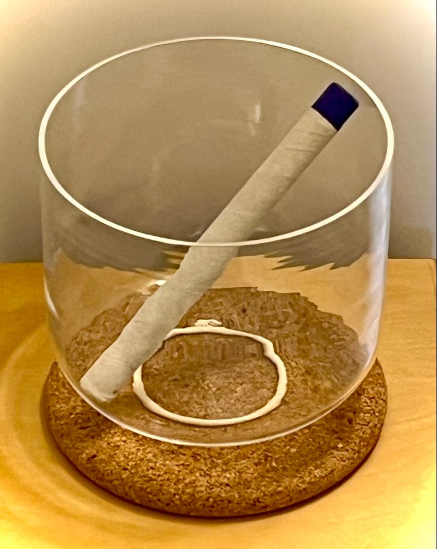 クリアクリスタルボウル2点セット 8インチE+7インチD