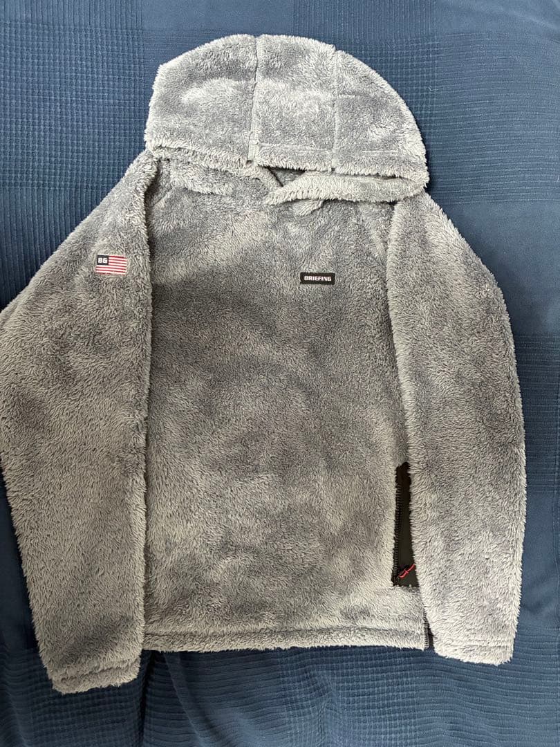 た*し様 BRIEFING ブリーフィングゴルフ フリースパーカーグレー M