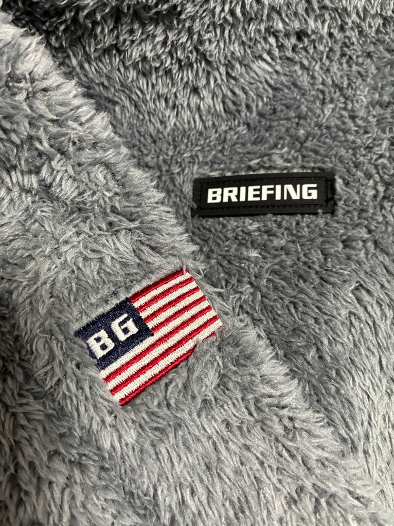 た*し様 BRIEFING ブリーフィングゴルフ フリースパーカーグレー M