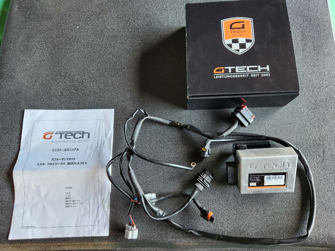 G-Tech 　ECU　サブコン　アルトワークス　HA36S　交換後80ps