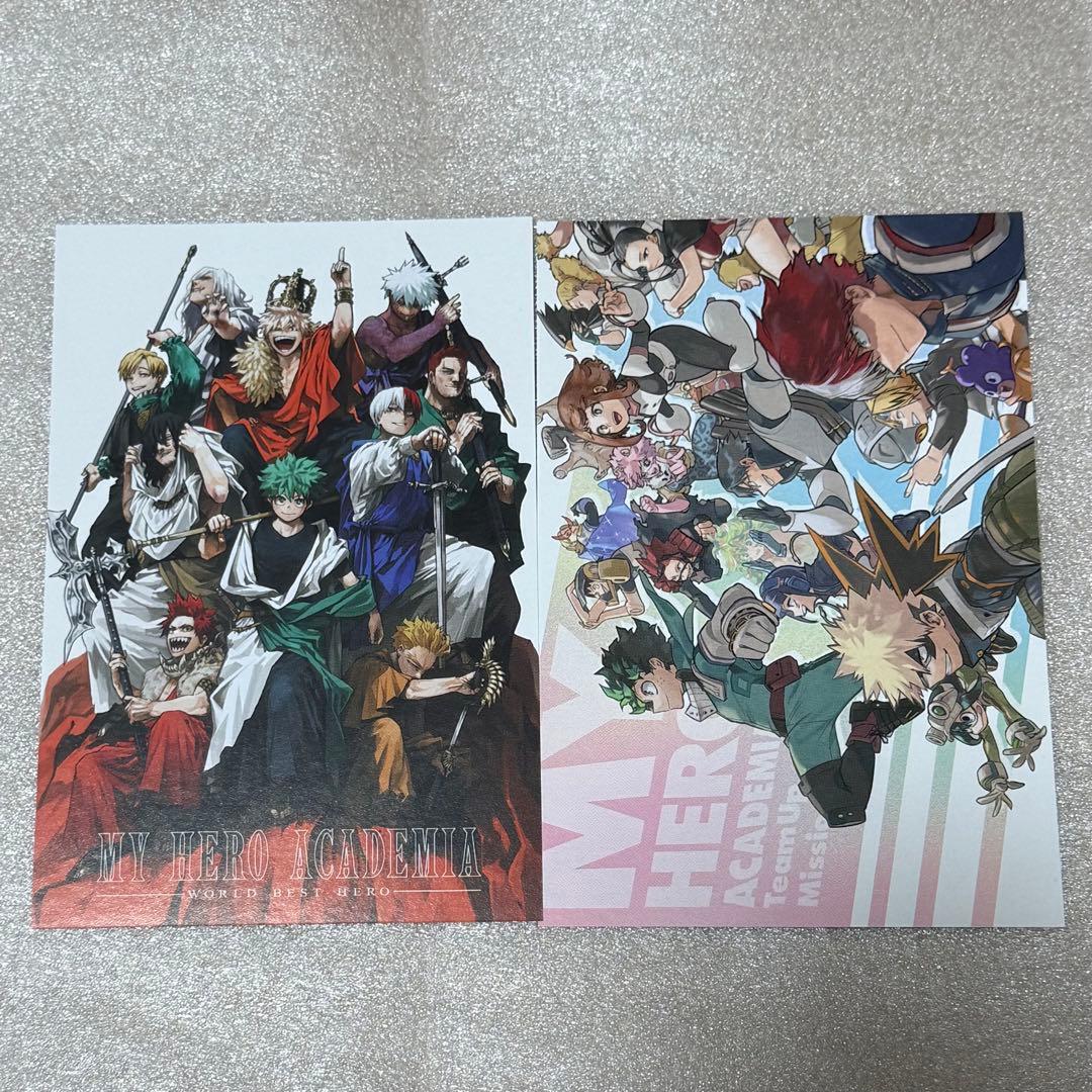 最強ジャンプ 2026年1月号 付録 ヒロアカ ポストカード ポスカ 2点