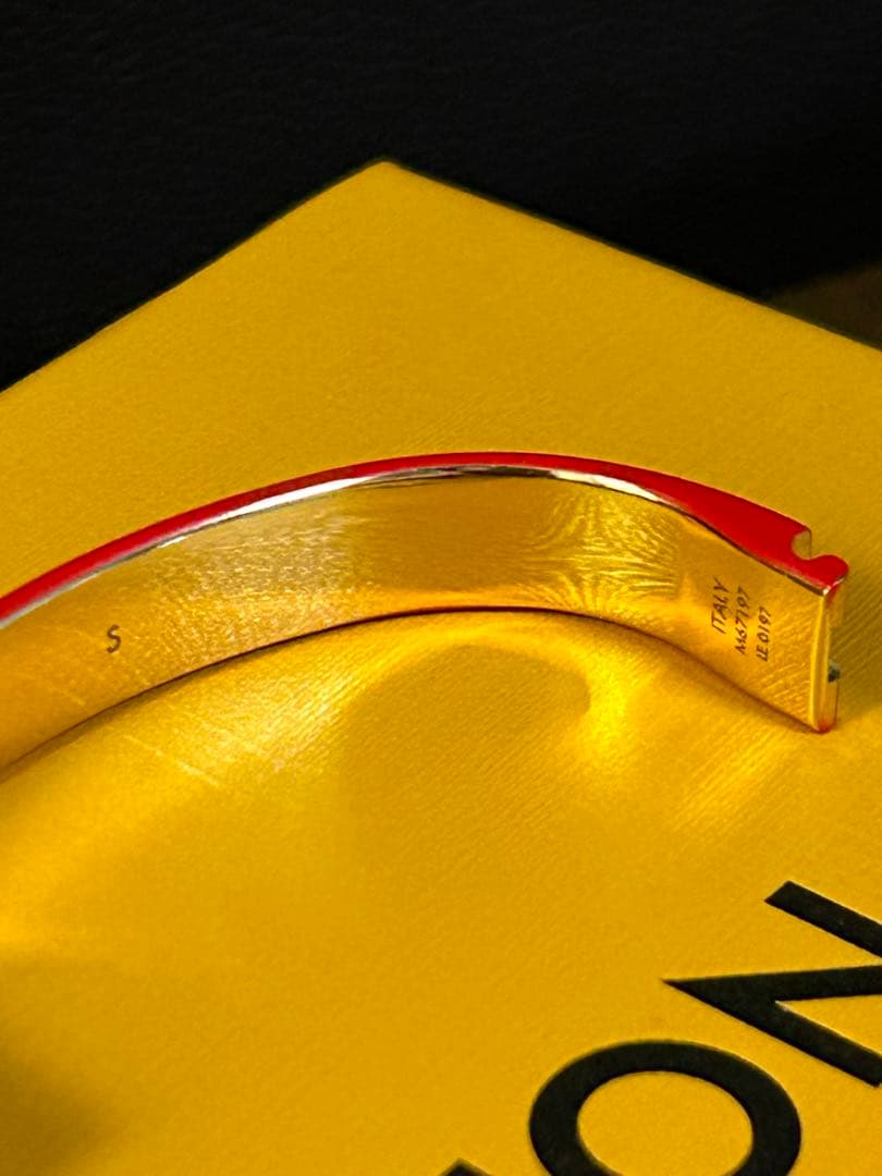 LOUIS VUITTON カフ ナノグラム バングル/ブレスレット