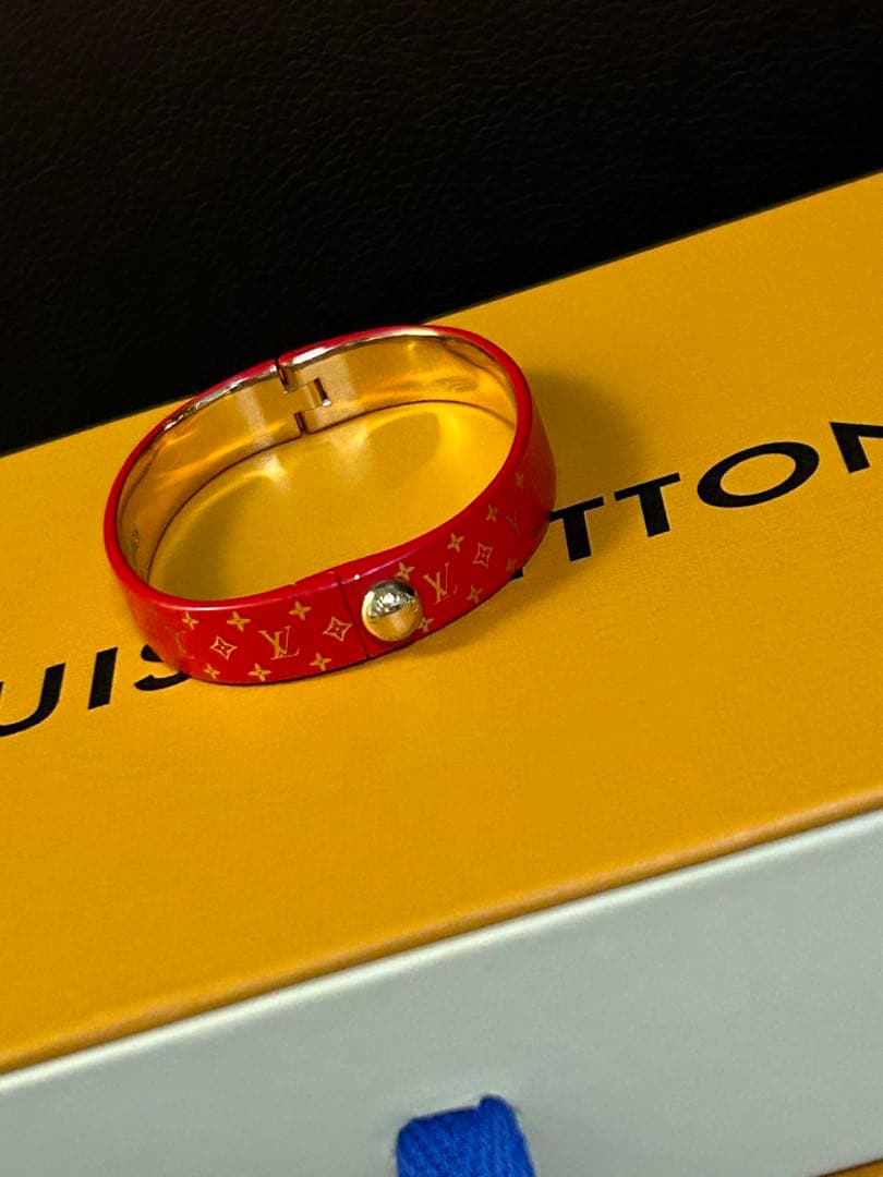 LOUIS VUITTON カフ ナノグラム バングル/ブレスレット