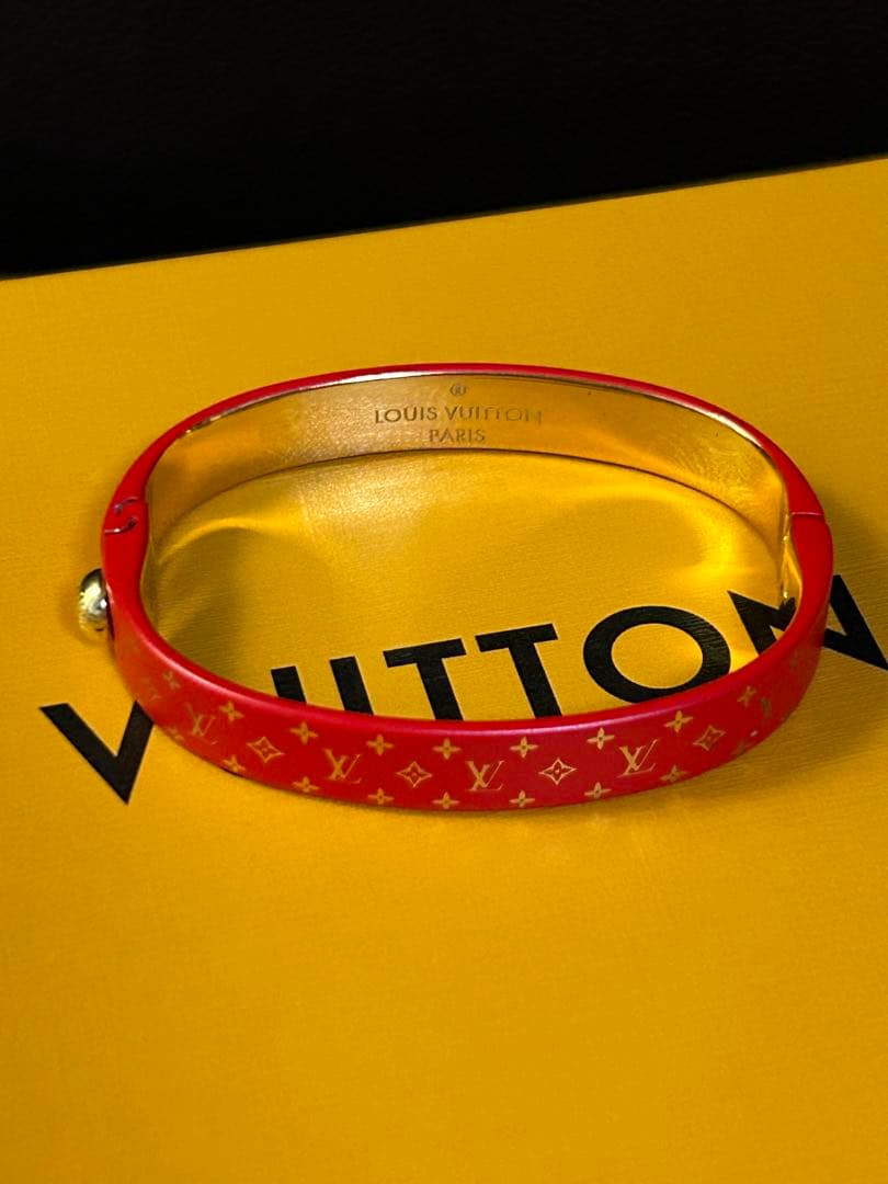 LOUIS VUITTON カフ ナノグラム バングル/ブレスレット