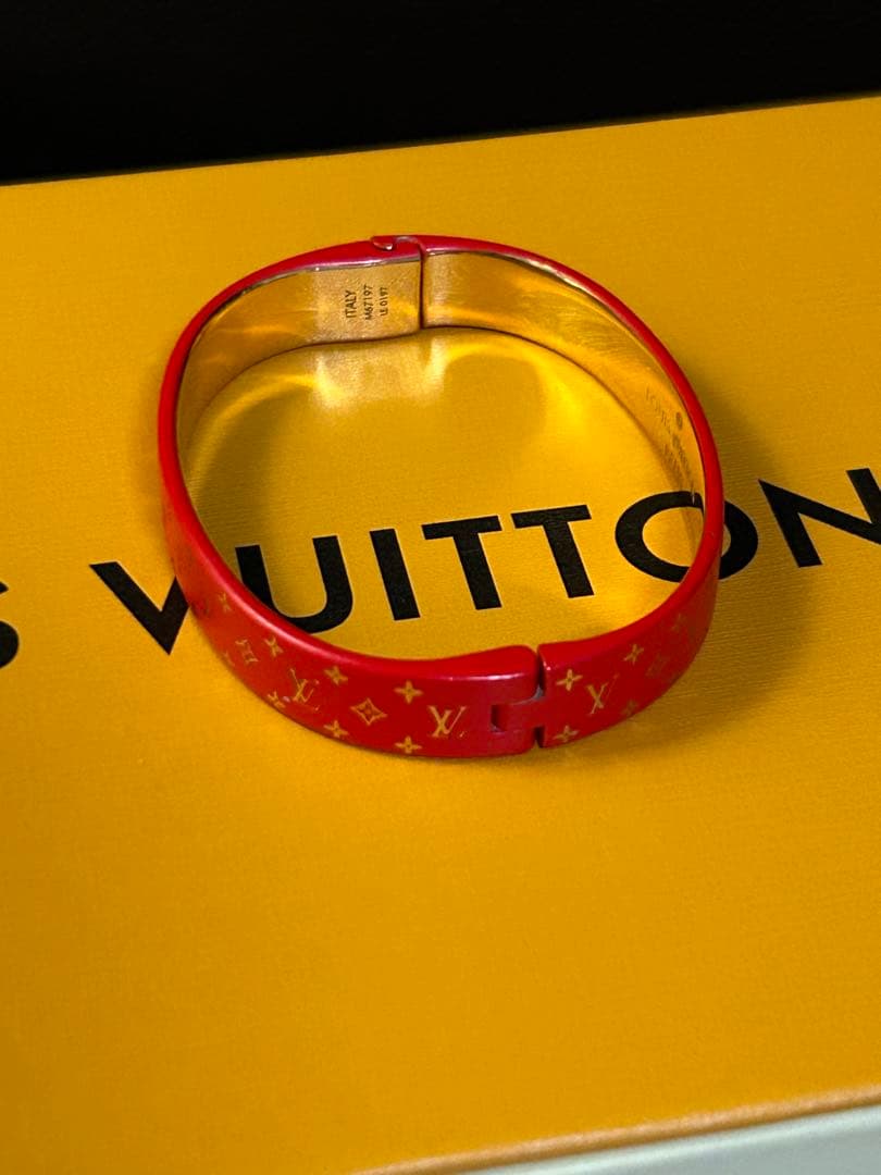 LOUIS VUITTON カフ ナノグラム バングル/ブレスレット