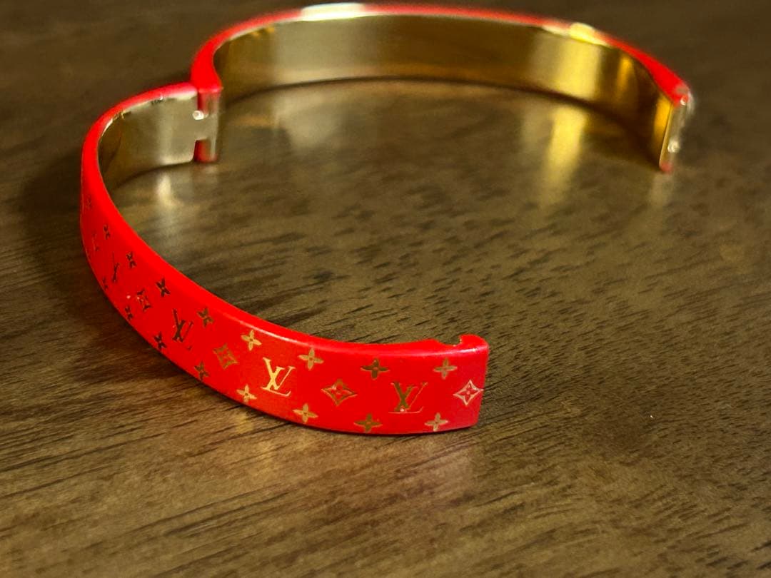 LOUIS VUITTON カフ ナノグラム バングル/ブレスレット