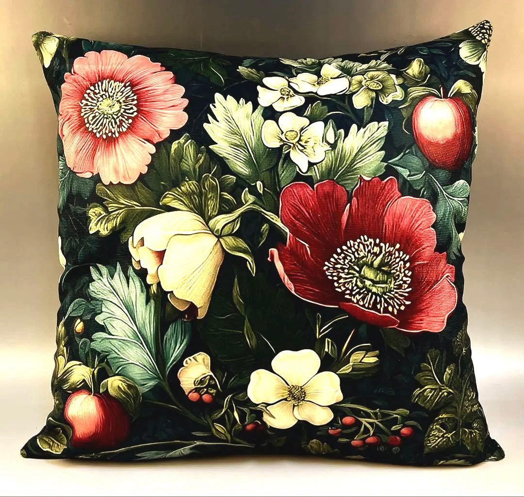 ウィリアム・モリス【クッションカバー】45cm×45cm 豪華エレガント