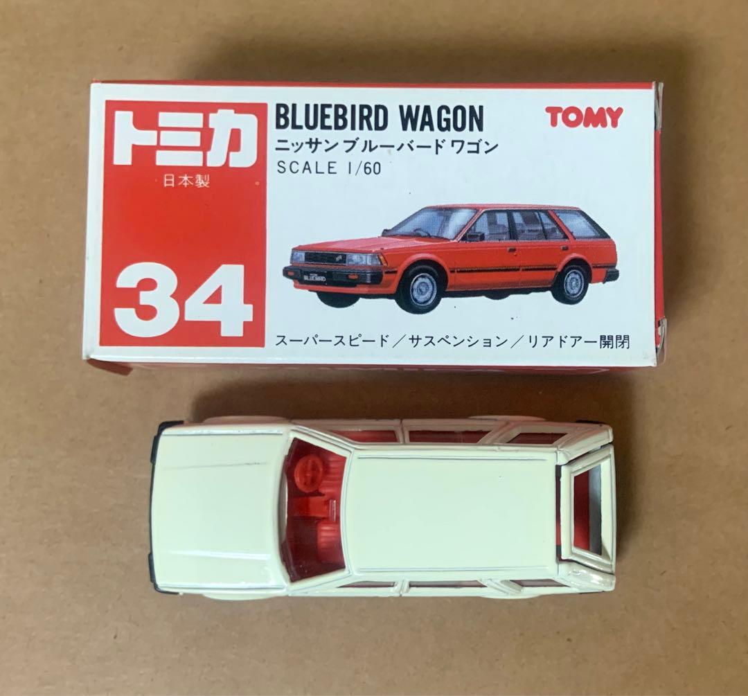赤箱 トミカ34 大和デパート特注 ニッサン ブルーバード ワゴン 日本製