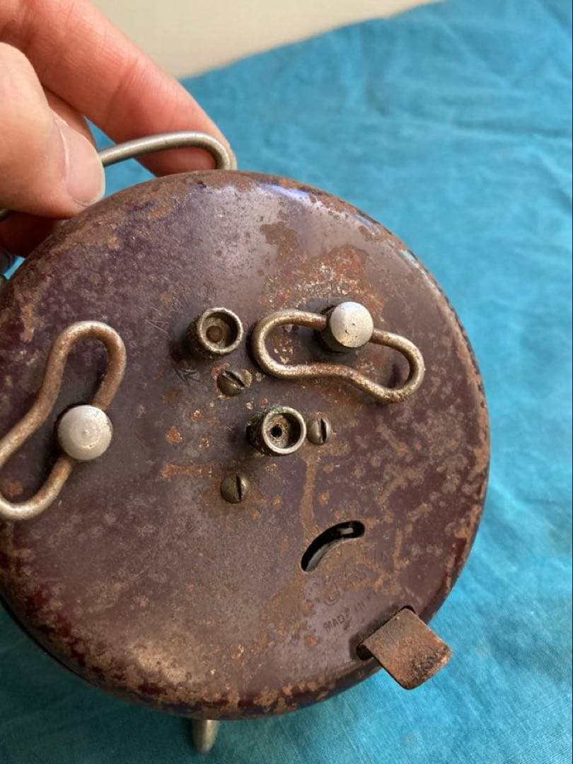 アンティーク　フランス　JAZ 目覚まし時計　稼働品