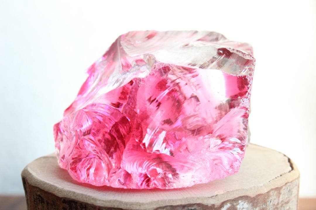 インドネシア産アンダラクリスタル　マルチカラー（ピンク・クリア）