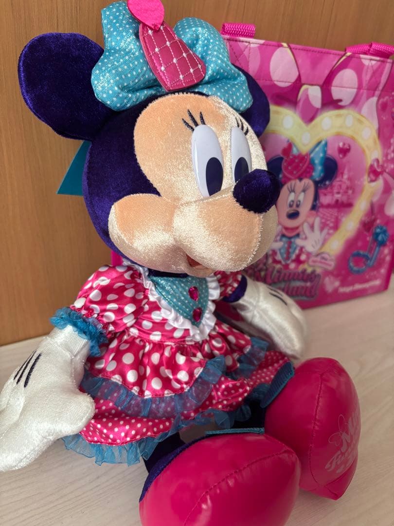 ディズニー ミニー ファンダーランド ぬいぐるみ トートバッグ
