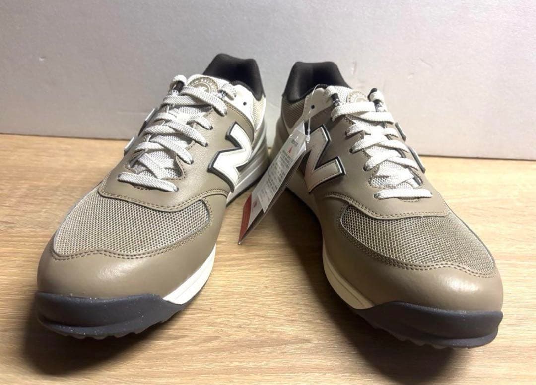 未使用 27.5cm 2E ニューバランスゴルフシューズUGS574A3ブラウン