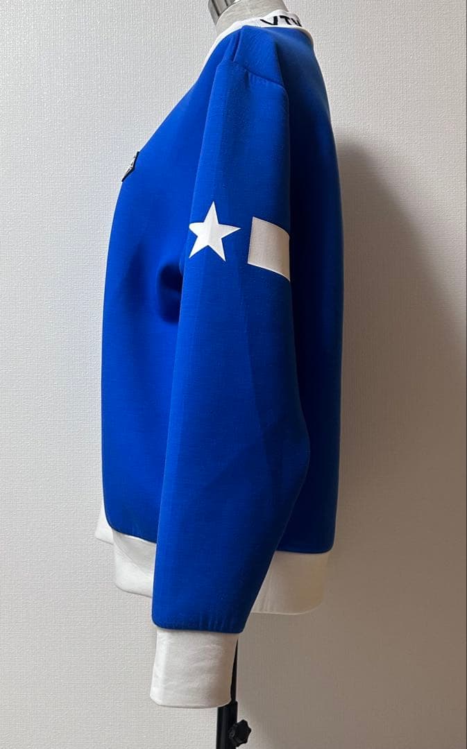 V12 ヴィトゥエルブ ジャガードネックスウェット L