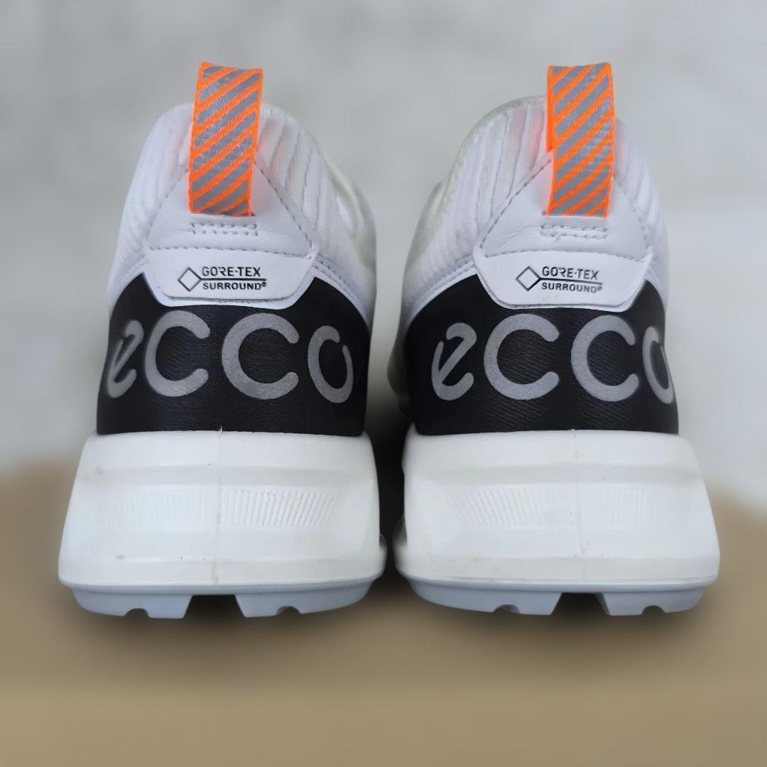 未使用級✨ エコー バイオム C4 ゴルフシューズ ゴアテックス 防水 ボア 白