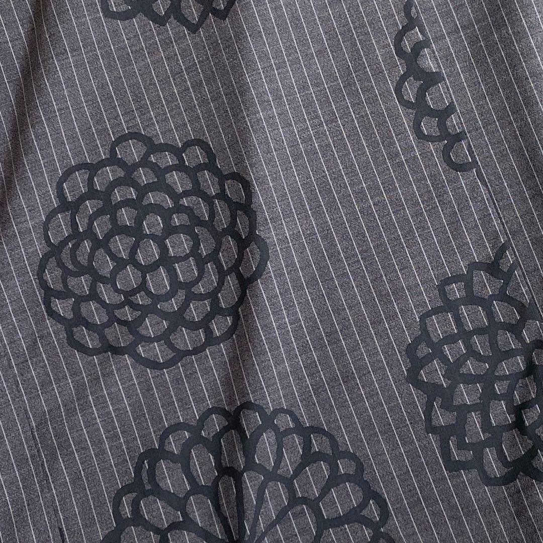 美品✨sou•sou(ソウソウ) 富士　京都　ストライプ　花柄　サルエルパンツM