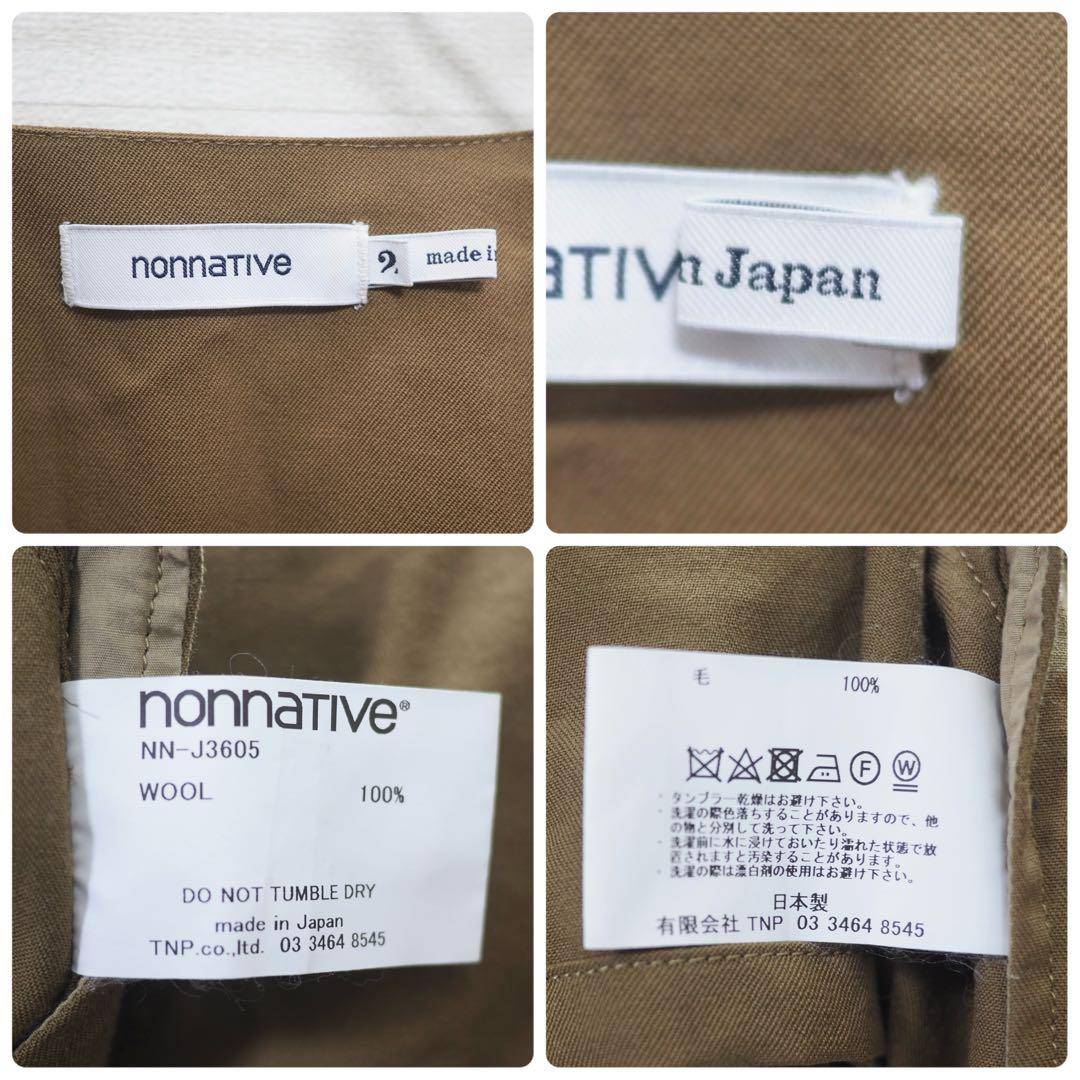 nonnative｜ウールツイルのSOLIDERジャケット（2・ベージュ） - メルカリ