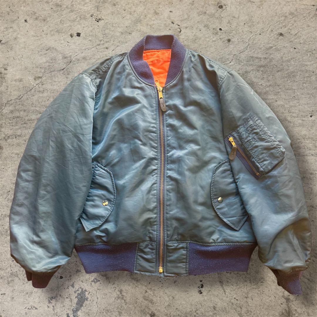 MA-1 フライトジャケット military alpha ナイロンジャケット