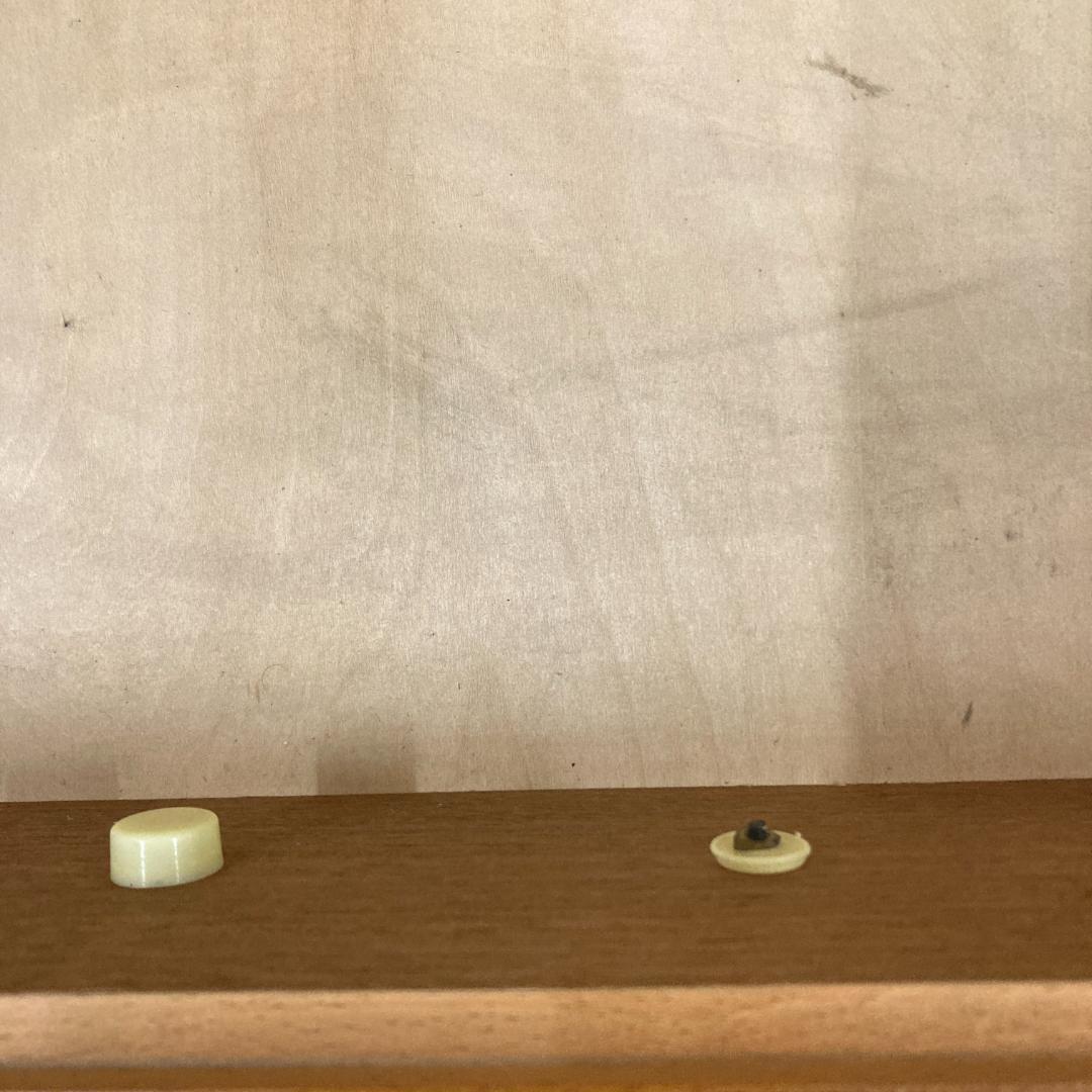 【カリモク】コロニアル　ライティングビューロー　デスク　机　昭和レトロ