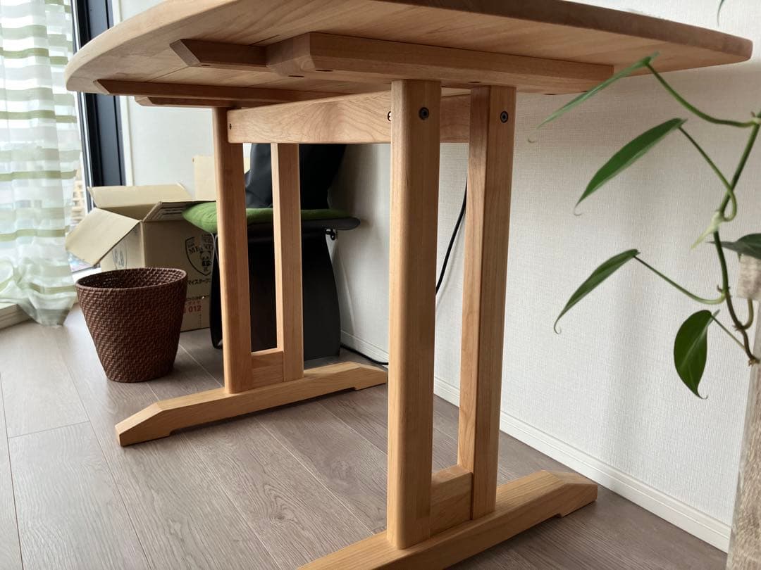 ダイニングテーブル MOMO NATURAL MIDDLE TABLE OVAL TOP 20