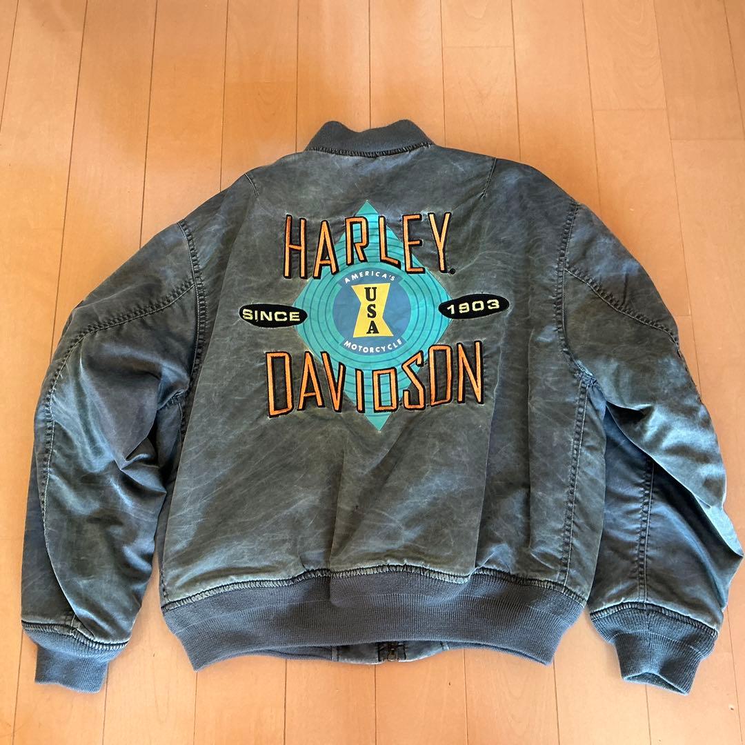 【美品】Harley Davidson MA-1ジャケット サイズM