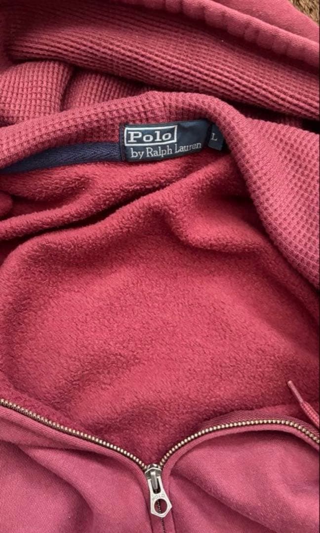 90s Polo By Ralph Lauren バーガンディ パーカー