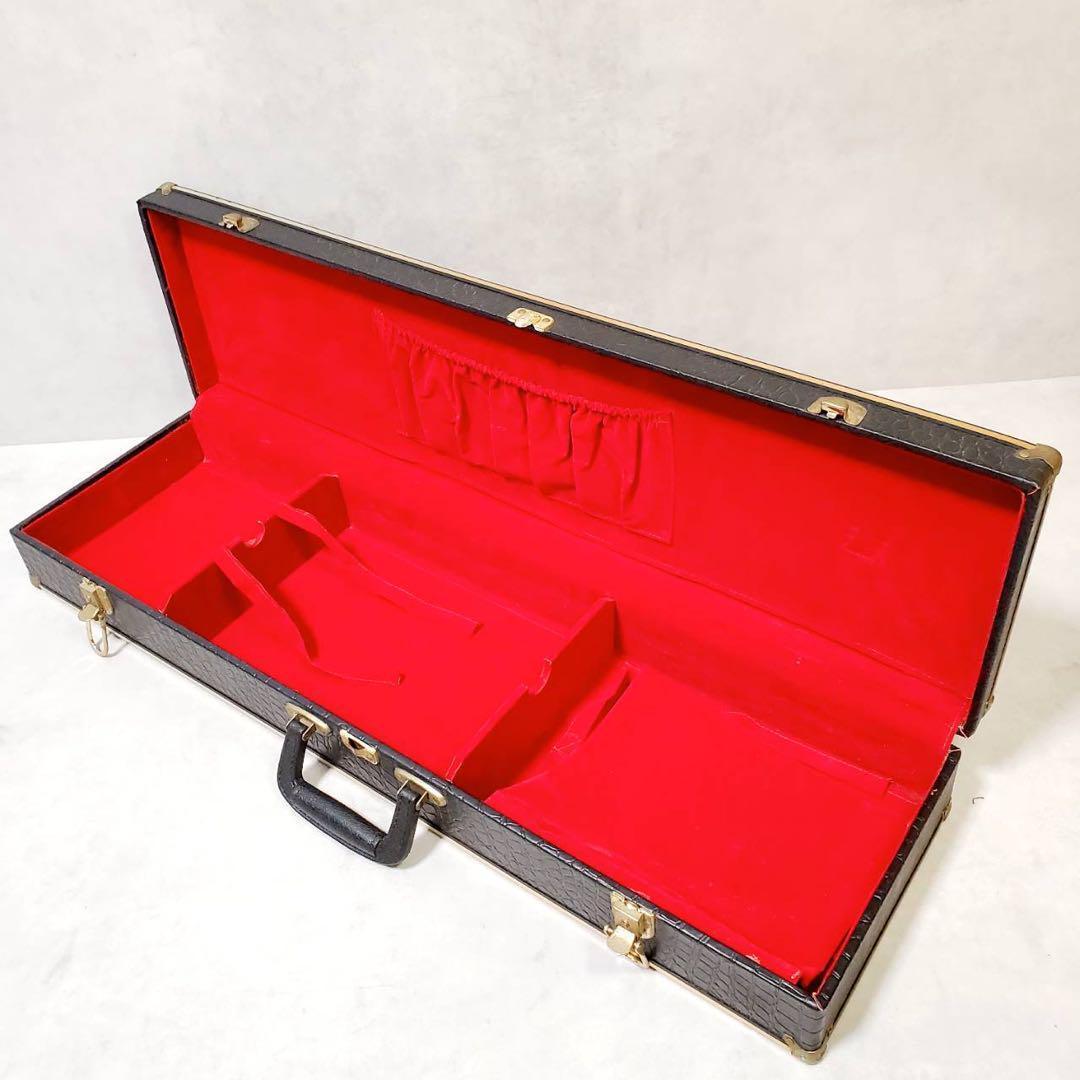 【演奏確認済】沖縄三線 本蛇皮張り ハードケース付き 和楽器 三味線 弦楽器