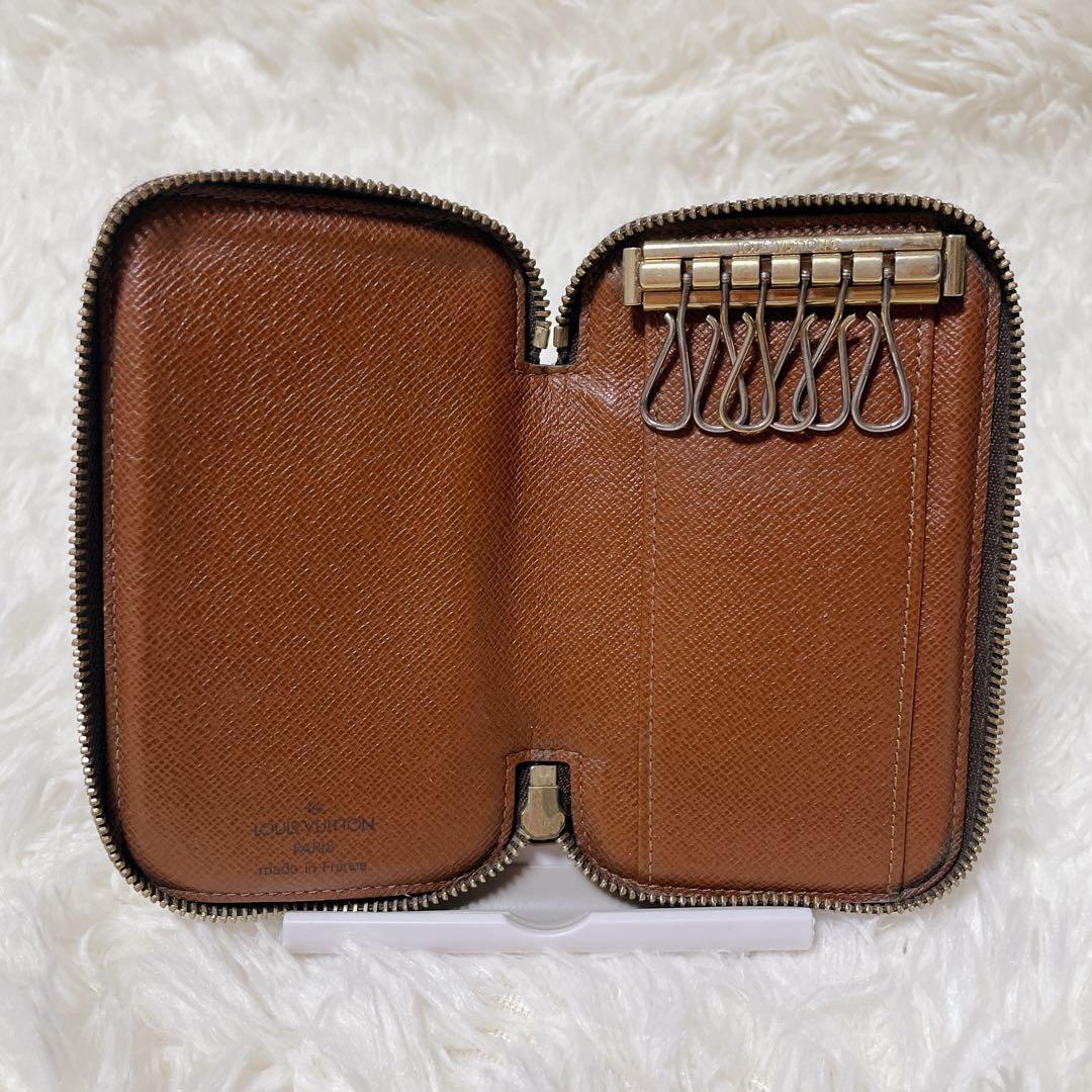 ◆美品◆ 希少◆ルイヴィトン モノグラム ラウンドファスナー 6本キーケース