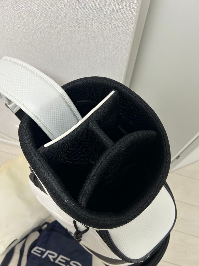 （良い取引）XXIO 9.5型C-X060 キャディバッグ(白/黒)