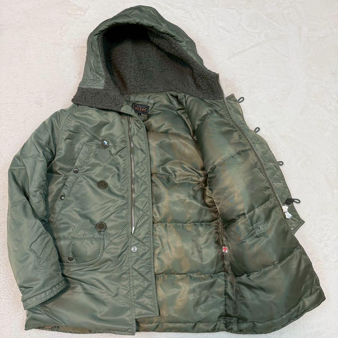 BEAMS+ N-3B フライトジャケット ダウンジャケット カーキ ミリタリー