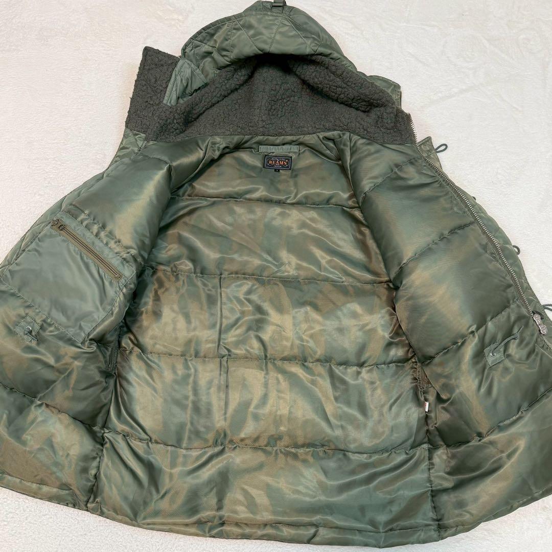 BEAMS+ N-3B フライトジャケット ダウンジャケット カーキ ミリタリー