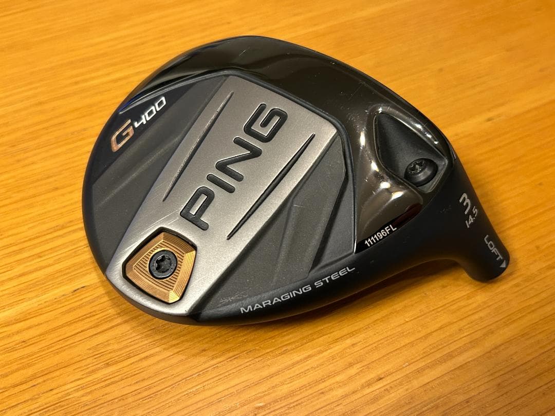 S*O様 美品 PING G400 3W 14.5度 ヘッド　ヘッドカバー付属