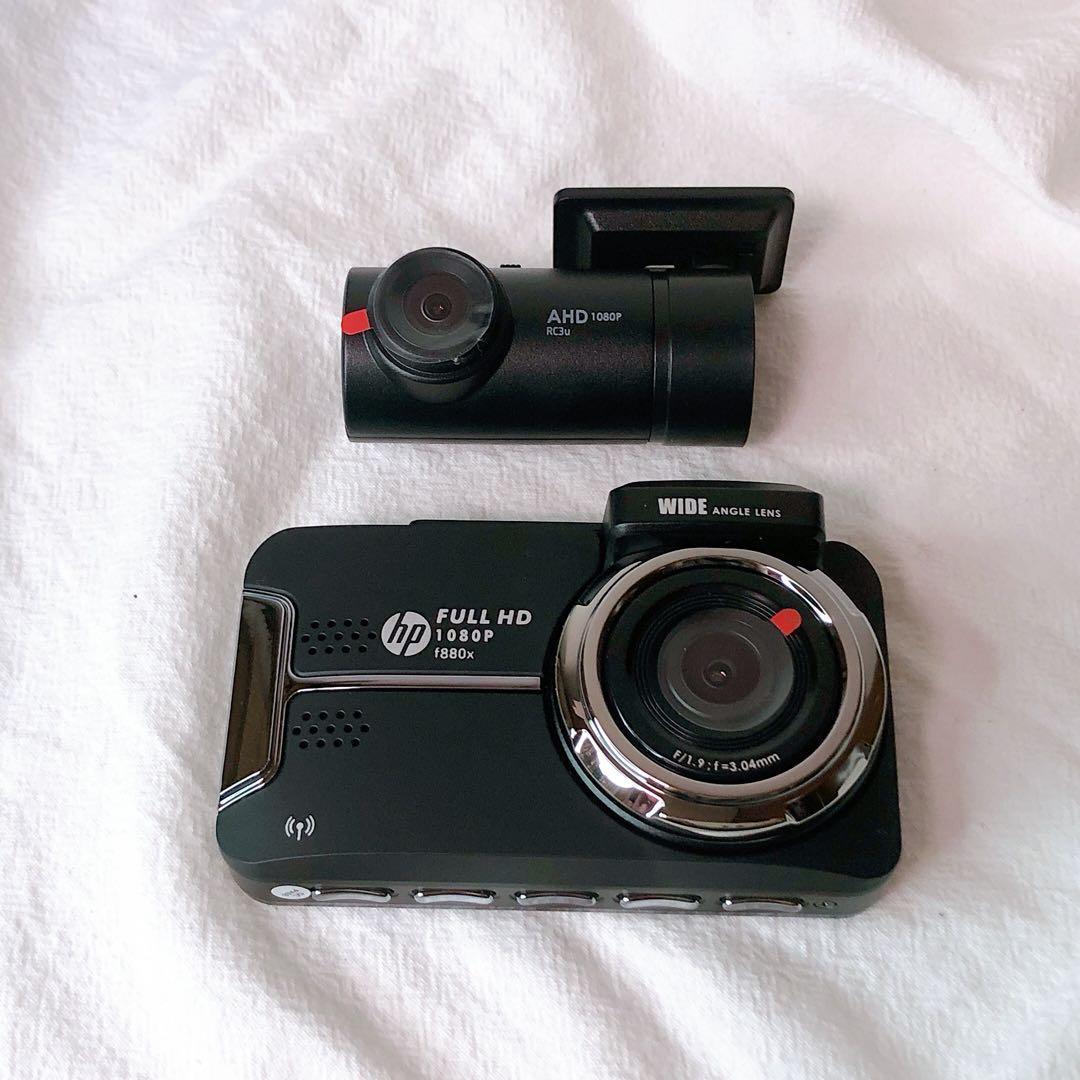 新品 ヒューレット・パッカード hp ドライブレコーダー 前後カメラ