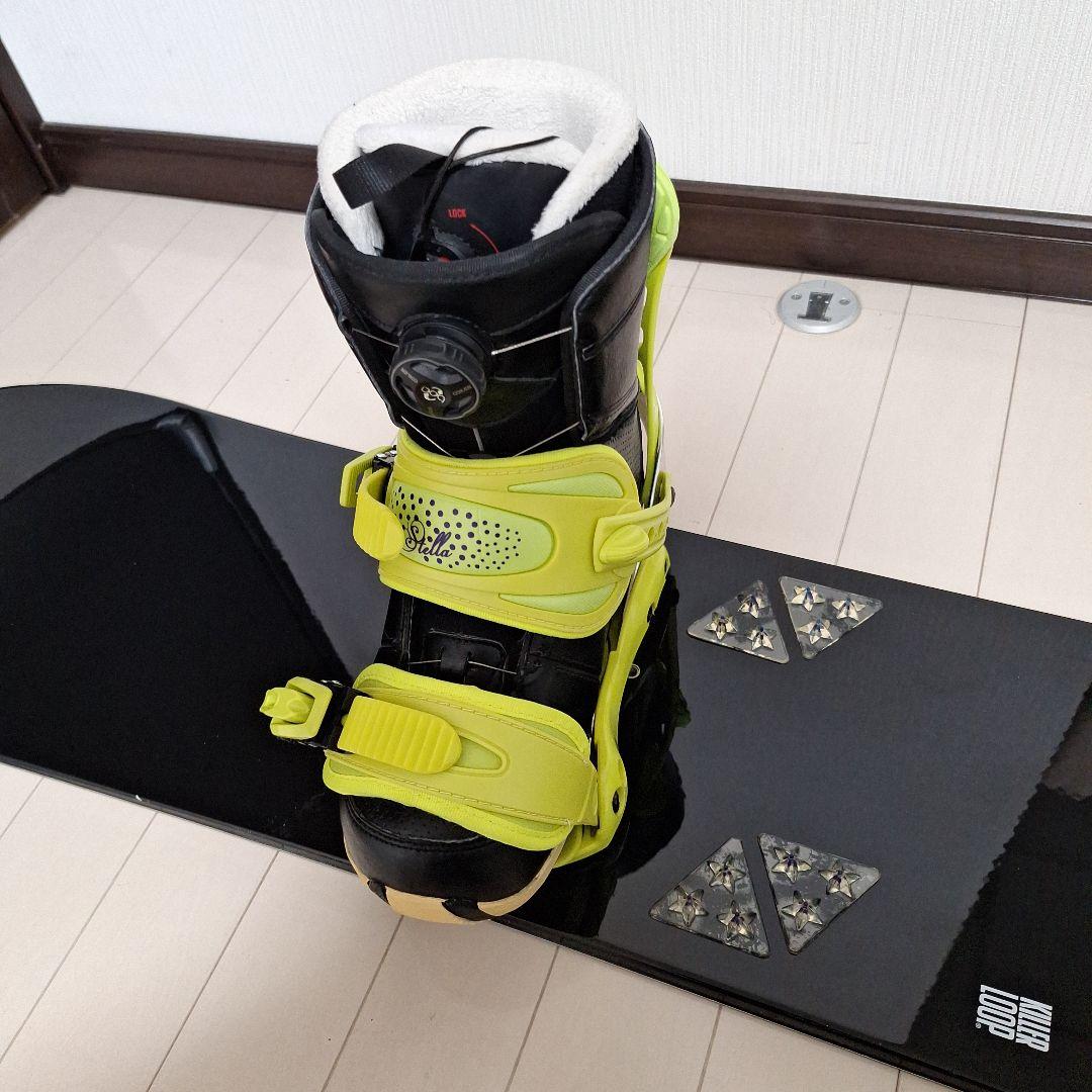 スノーボードセット　キラーループ153 ステラS-M