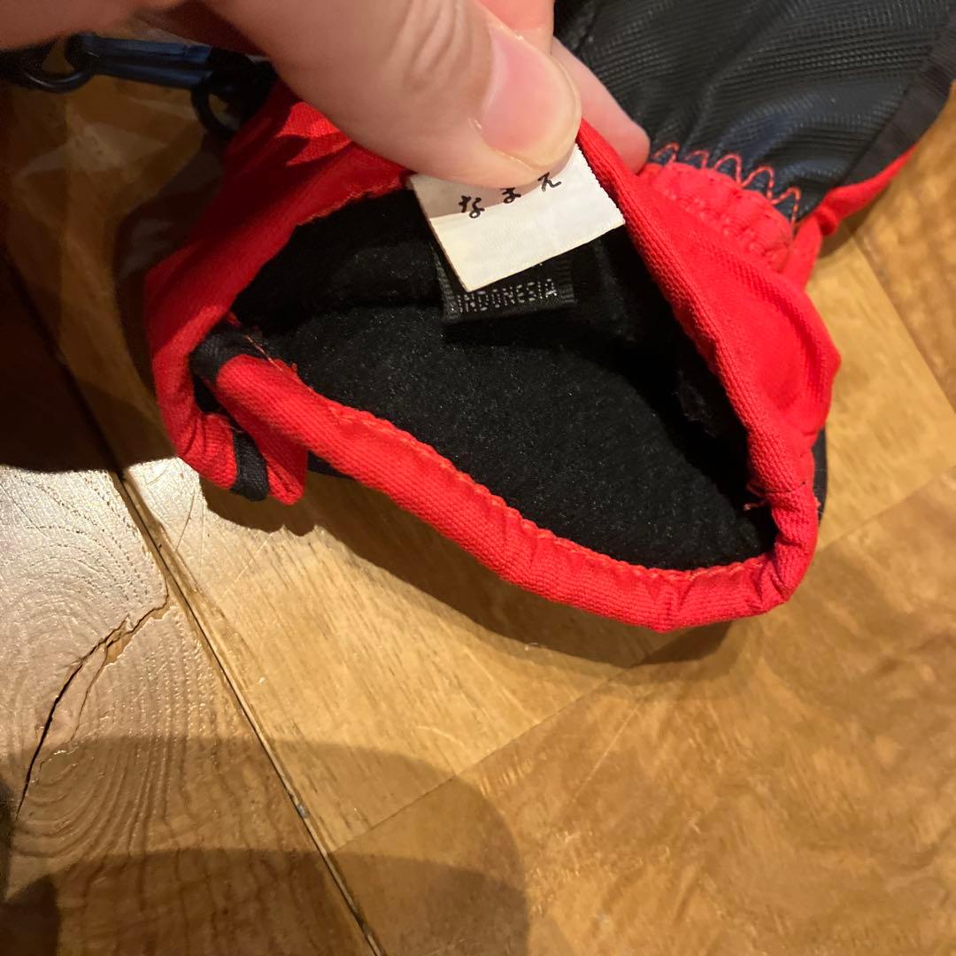 phenix スキーウェア 150cm グレー/ネイビー/レッド　グローブ付き