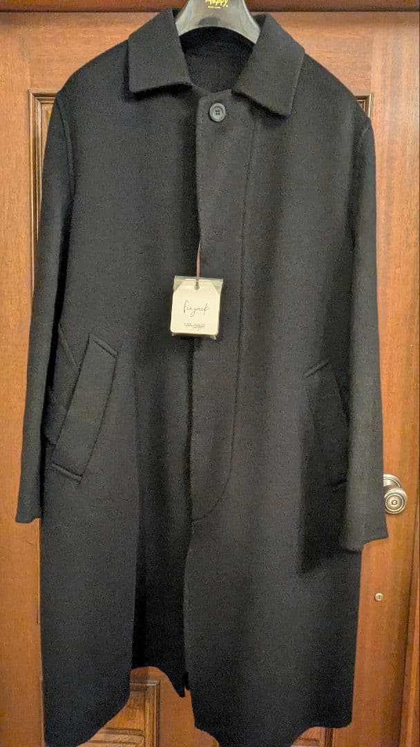 finjack カシミア100% ダブルフェイス ベルテッドコート★未使用★