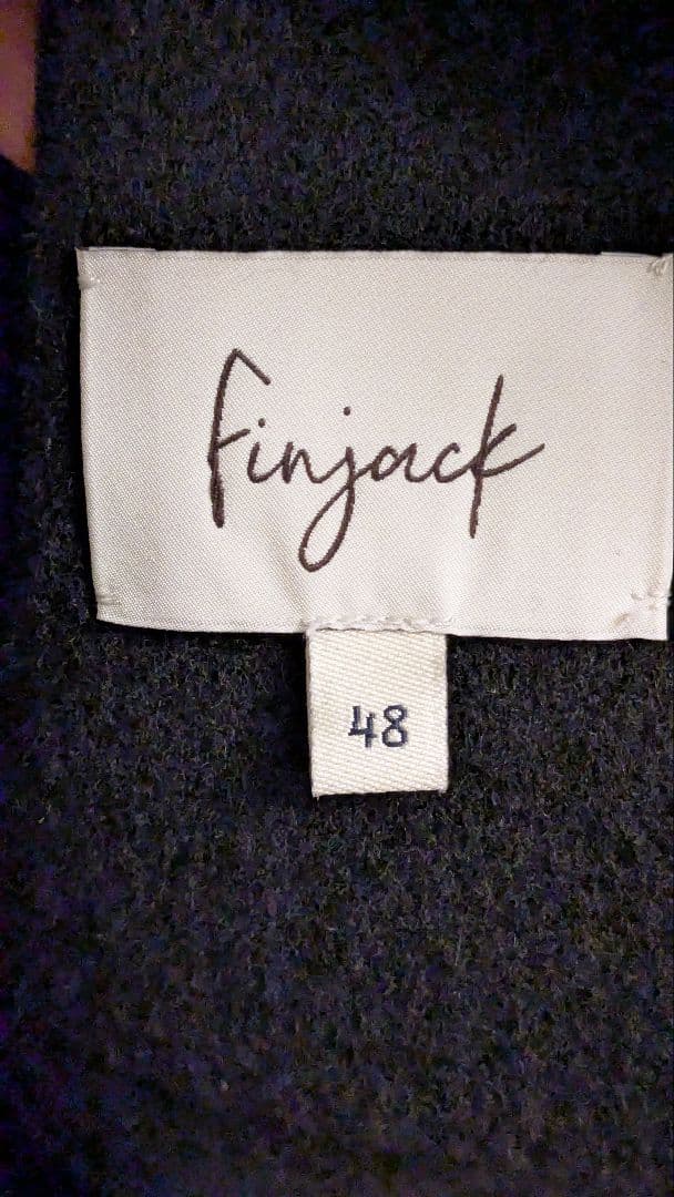 finjack カシミア100% ダブルフェイス ベルテッドコート★未使用★