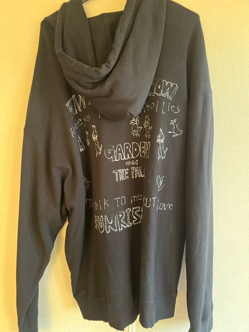 メゾンミハラヤスヒロ　ダメージジップフーディー