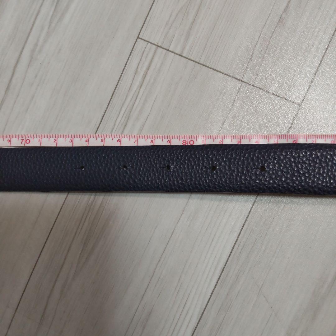 ラルフローレン リバーシブル スキニーベルト ネイビー