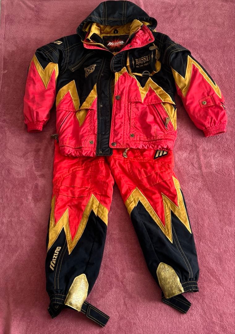 Mizuno ミズノ スキーウェア Russia ロシア代表　90年代