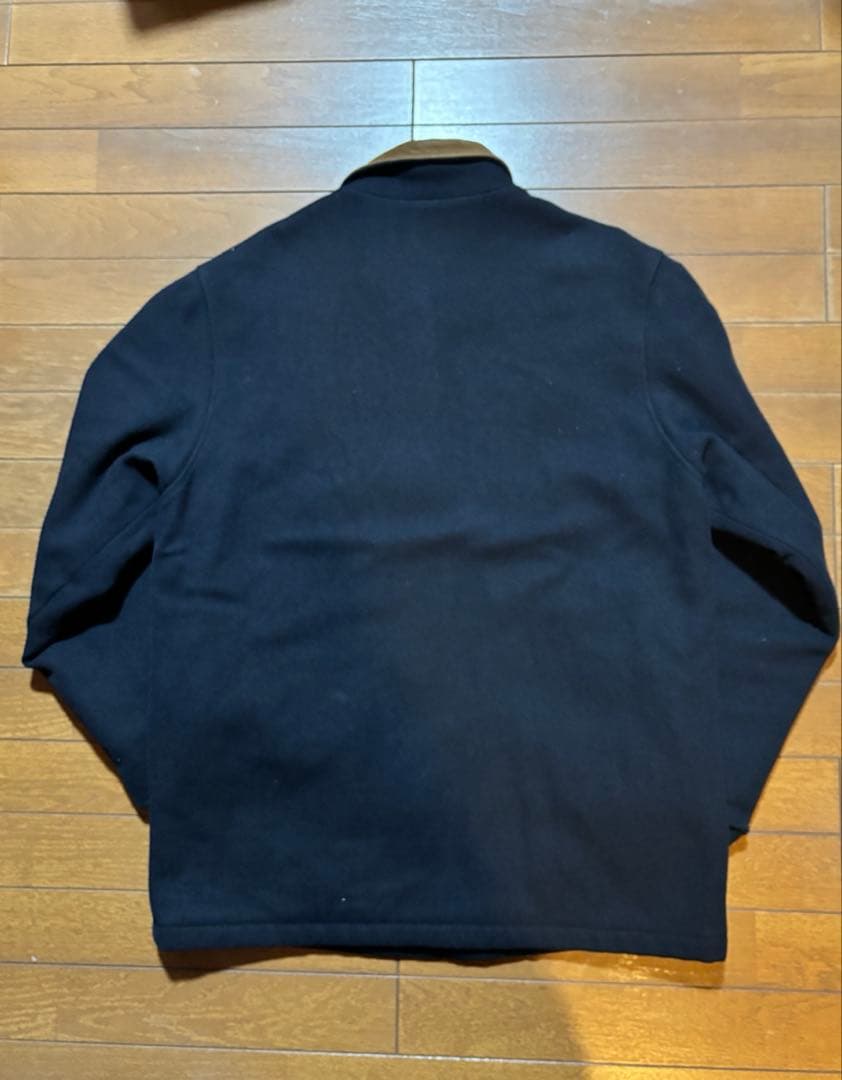 80s L.L.bean ハーフコート 襟ヌバック USA製