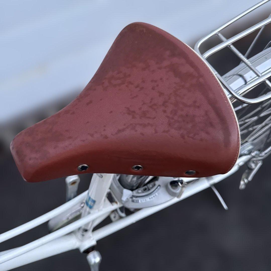 直接引き取りのみ ロココ 27インチ自転車 ホワイト - メルカリ