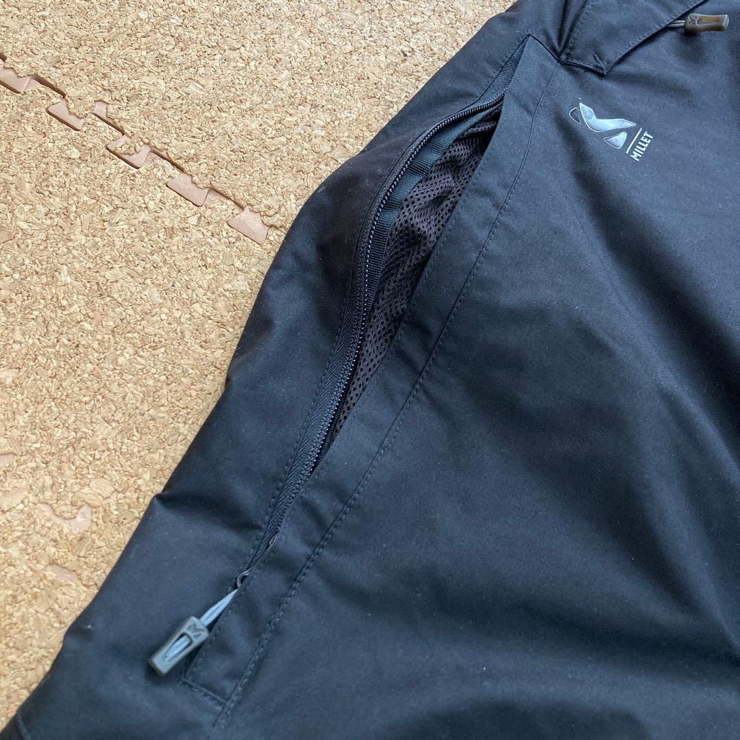 【美品】ミレーMILLETスキーパンツスキーウェア スノボウェアMメンズ黒