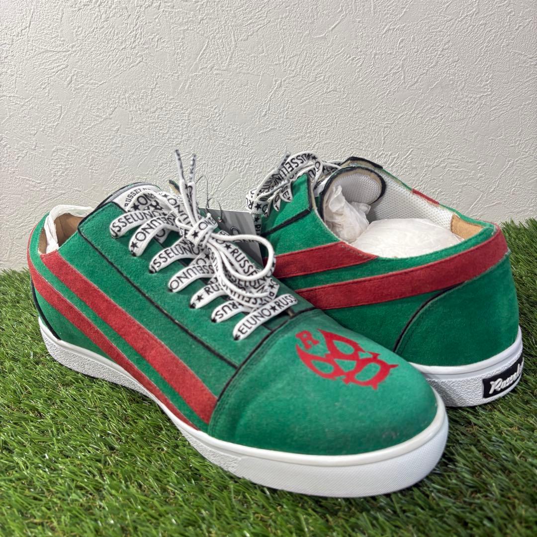 RUSSELUNO】新品スウェード スパイクレスゴルフシューズ メンズ27