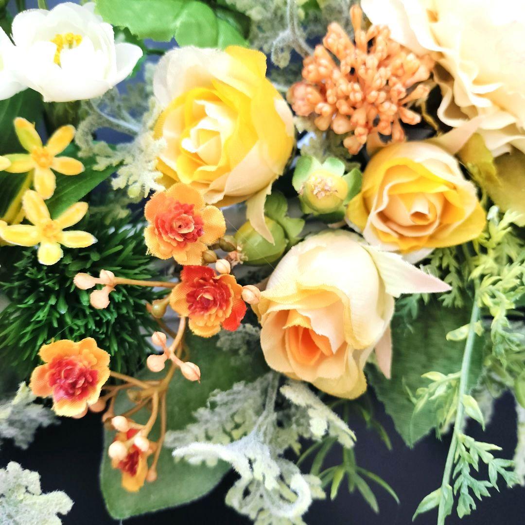 商品名【咲希】ゆきこ♥ラナンキュラスのフラワーリース 春リース 玄関リース