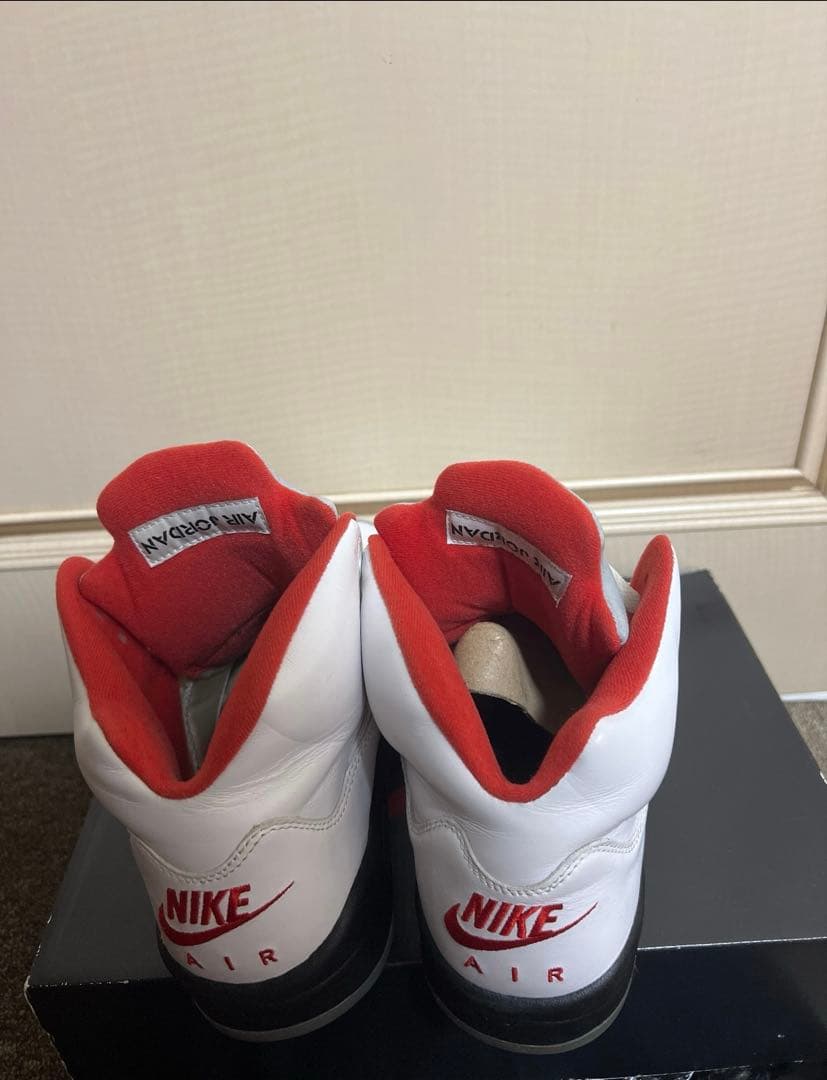 シューズ(男性用) Nike Air Jordan 5 Retro Fire Red \"2020\"