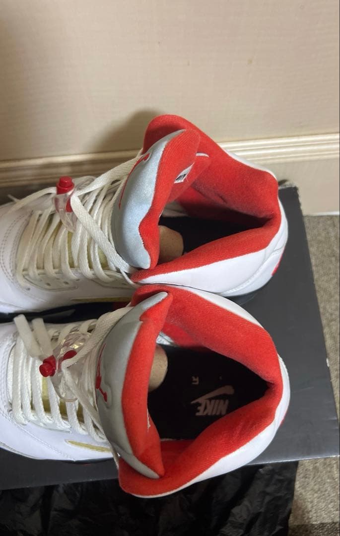 シューズ(男性用) Nike Air Jordan 5 Retro Fire Red \"2020\"