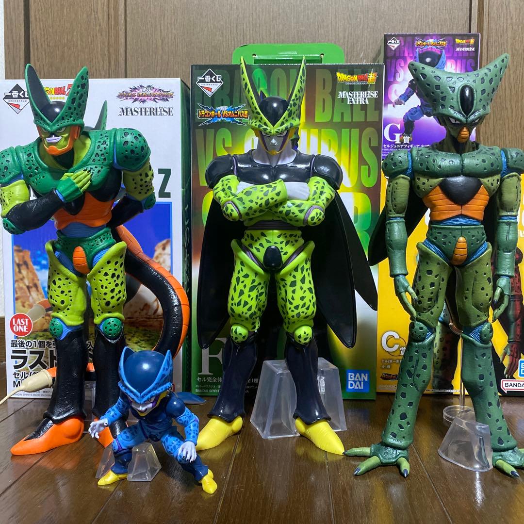 ドラゴンボール 一番くじ MASTERLISE セル フィギュア 4体セット