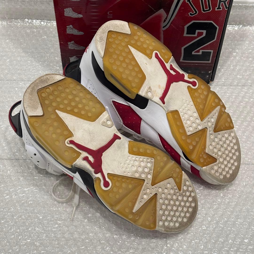 Air Jordan VI Carmine 26.5cm コレクションボックス